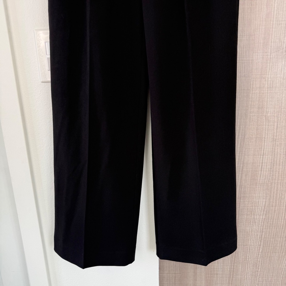 Favorite Daughter Black The Petite Favorite Pants Trouser Wide Leg Size 6 - Picture 7 of 13